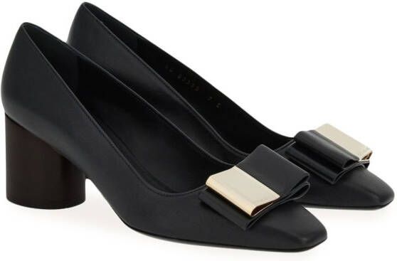 Ferragamo Leren pumps Zwart