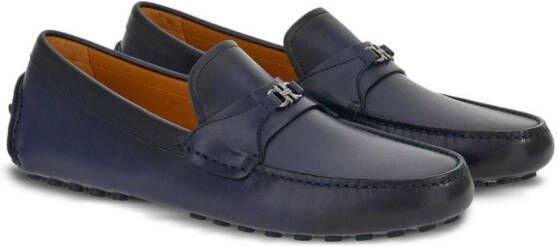 Ferragamo Loafers met Gancini-gesp Blauw