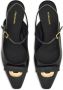 Ferragamo Drop Bow 55 mm pumps Zwart - Thumbnail 4