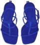 Ferragamo Elina sandalen met open neus Blauw - Thumbnail 4