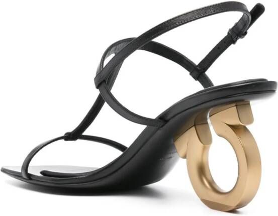 Ferragamo Elina sandalen Zwart