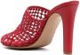 Ferragamo Ella muiltjes met hoge hak Rood - Thumbnail 3