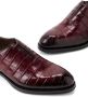 Ferragamo Oxford schoenen met krokodillenleer-effect Rood - Thumbnail 4