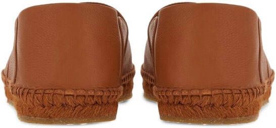 Ferragamo Espadrilles met logoprint Bruin