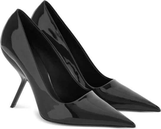 Ferragamo Eva pumps met puntige neus Zwart