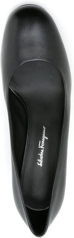 Ferragamo Farrah leren pumps Zwart