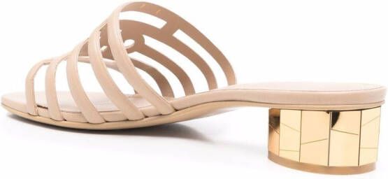 Ferragamo Finn sandalen Beige