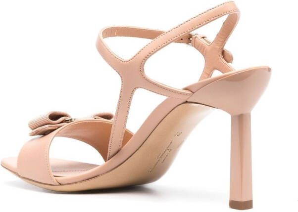 Ferragamo Gabriela sandalen met open neus Beige