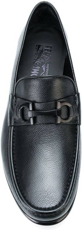 Ferragamo Gaffini horsebit loafers Zwart