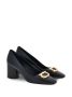 Ferragamo Gancini leren pumps Zwart - Thumbnail 2