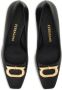 Ferragamo Gancini leren pumps Zwart - Thumbnail 4