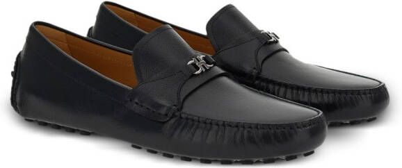 Ferragamo Loafers met gancini-gesp Bruin