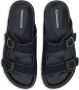 Ferragamo Gancini sandalen met jacquard Zwart - Thumbnail 4
