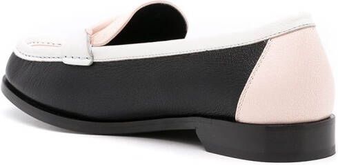 Ferragamo Gancini leren loafers Zwart