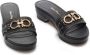 Ferragamo Gancini leren muiltjes Zwart - Thumbnail 2