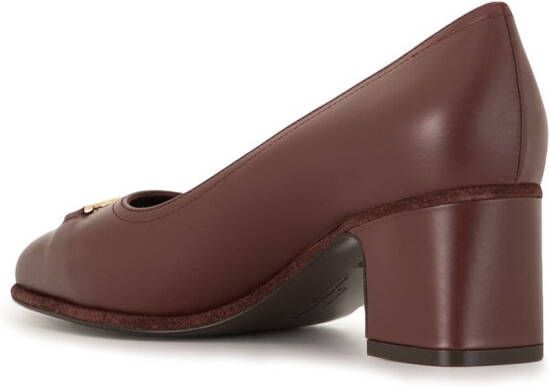 Ferragamo Gancini leren pumps Rood