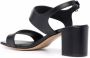 Ferragamo Gancini leren sandalen Zwart - Thumbnail 3