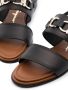 Ferragamo Gancini leren sandalen Zwart - Thumbnail 4