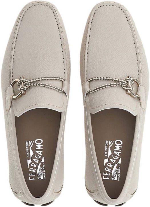 Ferragamo Gancini loafers Beige