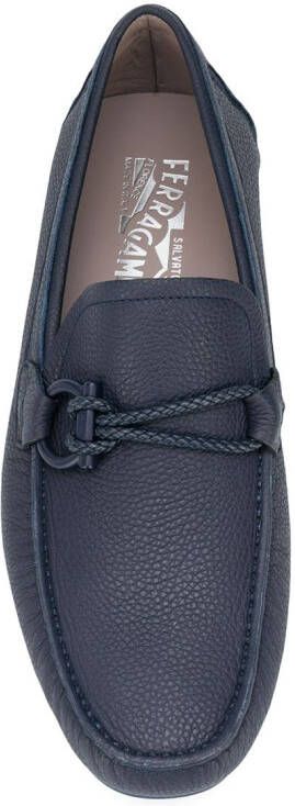 Ferragamo Gancini loafers Blauw