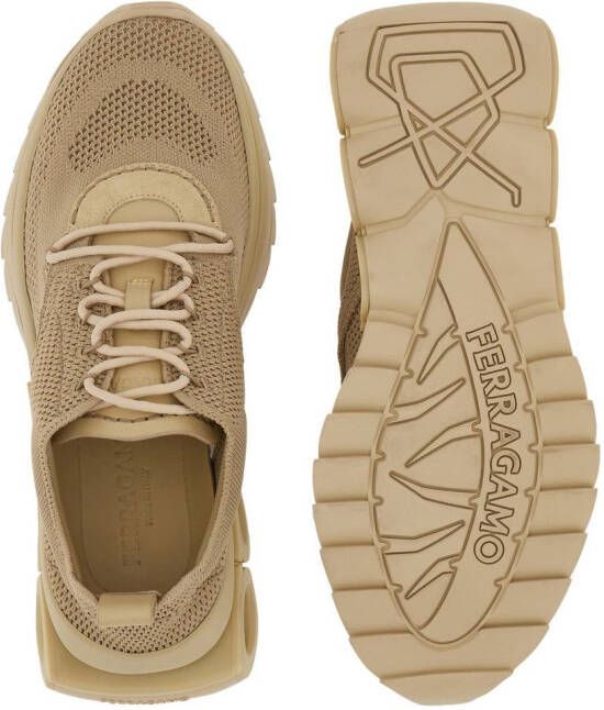 Ferragamo Gancini low-top sneakers Beige