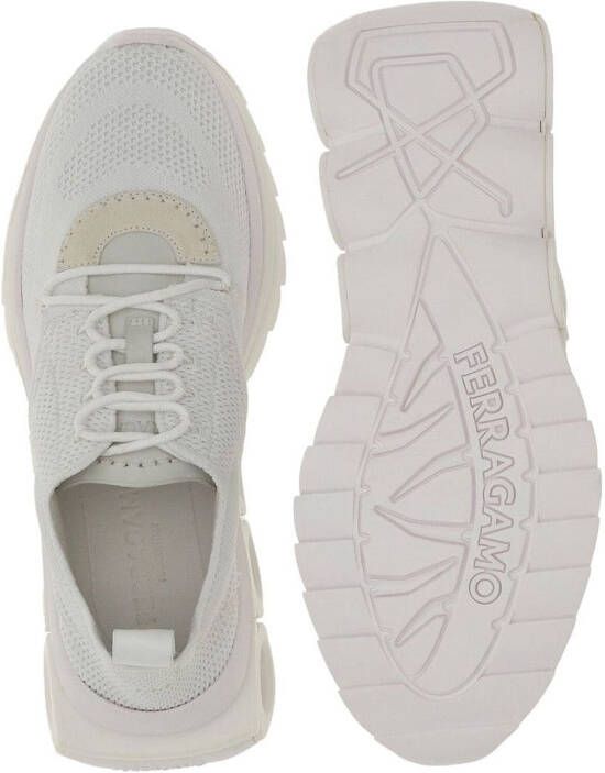 Ferragamo Gancini low-top sneakers Wit