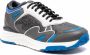 Salvatore Ferragamo Gancini Rainbow sneakers heren Stof rubber Stof leer 6.5 Grijs - Thumbnail 2