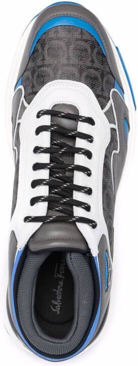 Ferragamo Gancini Rainbow sneakers Grijs