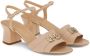 Ferragamo Gancini sandalen Beige - Thumbnail 2