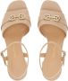 Ferragamo Gancini sandalen Beige - Thumbnail 4