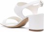 Ferragamo Gancini sandalen met logoplakkaat Wit - Thumbnail 3