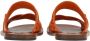 Ferragamo Gancini sandalen met open neus Oranje - Thumbnail 3