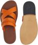 Ferragamo Gancini sandalen met open neus Oranje - Thumbnail 5