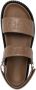 Ferragamo Gancini sandalen met reliëf Bruin - Thumbnail 4