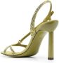 Ferragamo Gancini sandalen verfraaid met stras Groen - Thumbnail 3