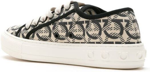 Ferragamo Gancini sneakers Beige