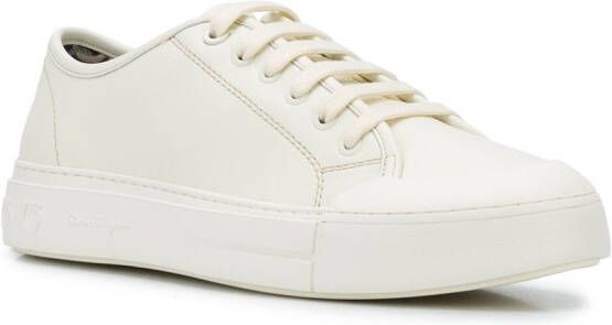 Ferragamo Gancio low-top sneakers Wit
