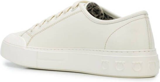 Ferragamo Gancio low-top sneakers Wit
