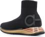 Ferragamo Gardena high-top sneakers Zwart - Thumbnail 3