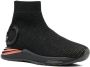 Ferragamo Gardena soksneakers Zwart - Thumbnail 2