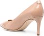 Ferragamo Glanzende pumps Beige - Thumbnail 3