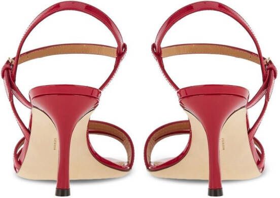 Ferragamo Glanzende sandalen Rood