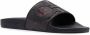 Ferragamo Groove slippers met logo-reliëf Zwart - Thumbnail 2