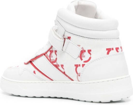 Ferragamo High-top sneakers Wit