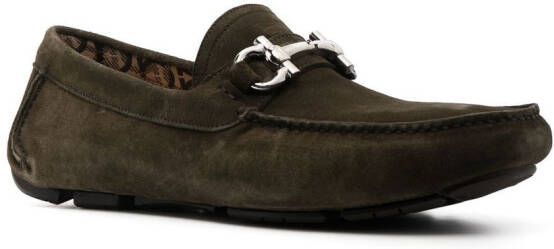 Ferragamo Horsebit loafers Groen