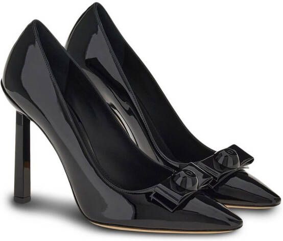 Ferragamo Katrin lakleren pumps Zwart