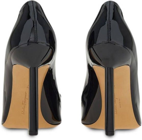 Ferragamo Katrin lakleren pumps Zwart