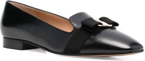 Ferragamo Laufer leren pumps Zwart