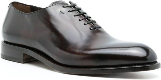 Ferragamo Leren brogues Bruin