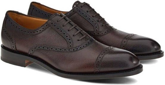 Ferragamo Leren brogues Bruin